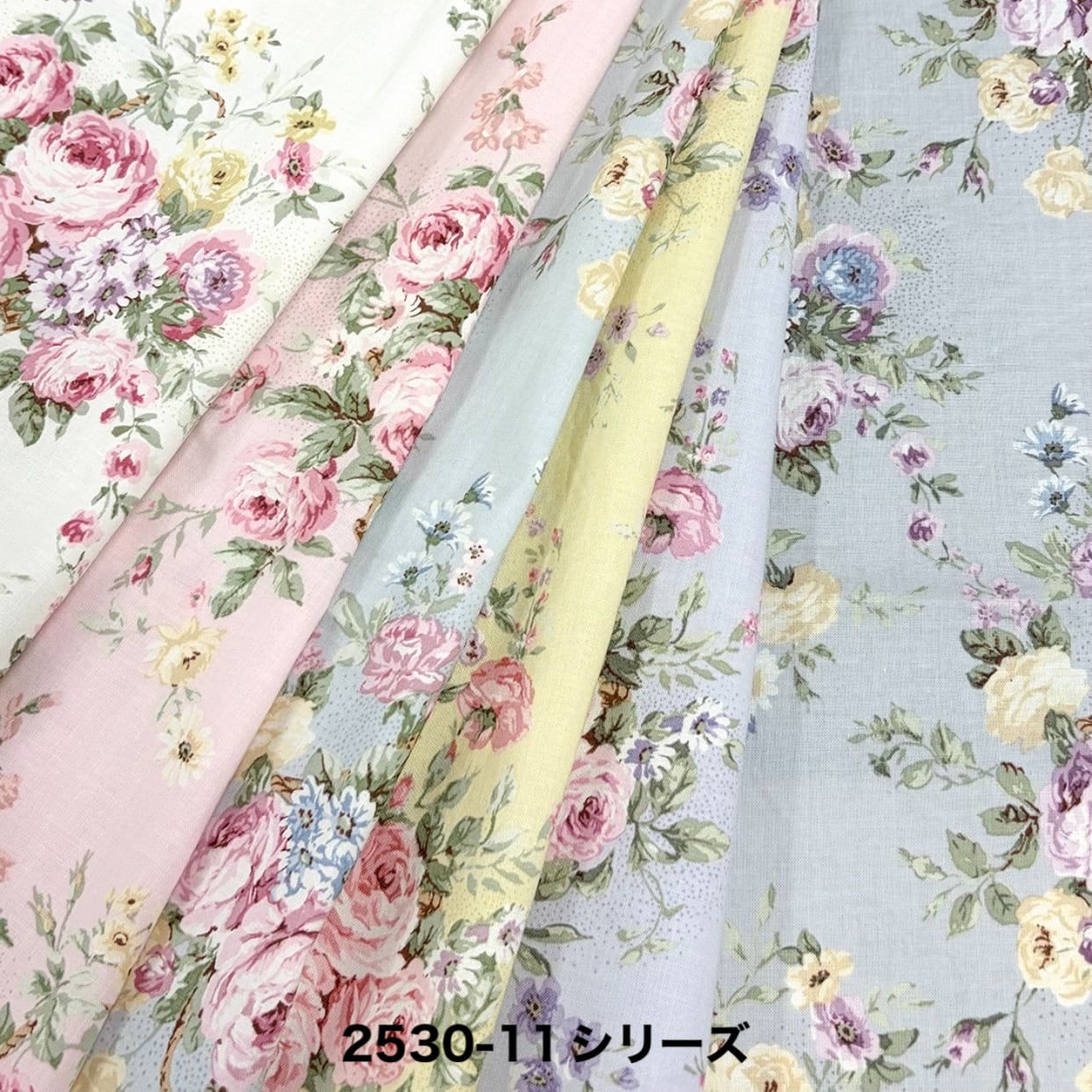 2530-11E】 Rose Wreath キルトゲイト ルルブーケ QUILTGATE