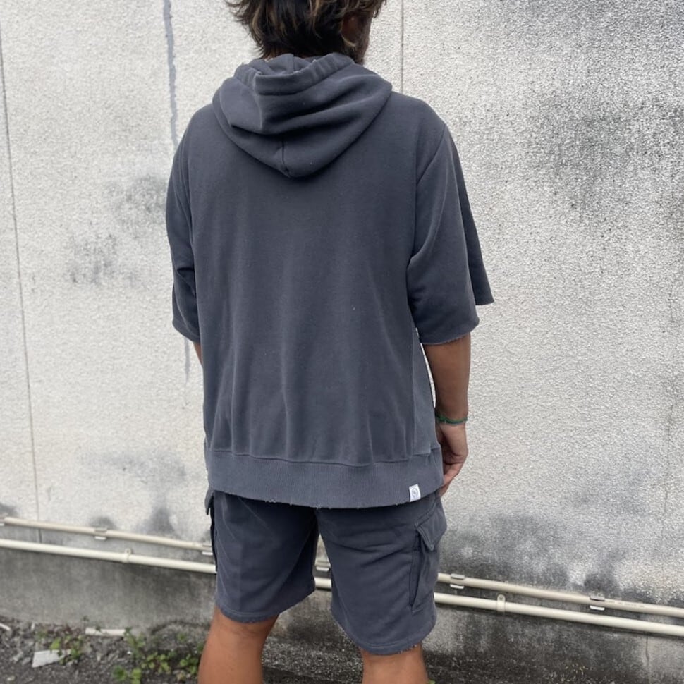 charbon / PIGMENT DYE DRY SEWAT PARKA | 道がまっすぐ