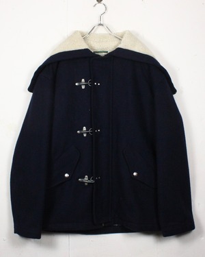 【Caka act2】“UNITED COLORS OF BENETTON”Fireman Gimmick Vintage Sailor Collar  Wool Jacket