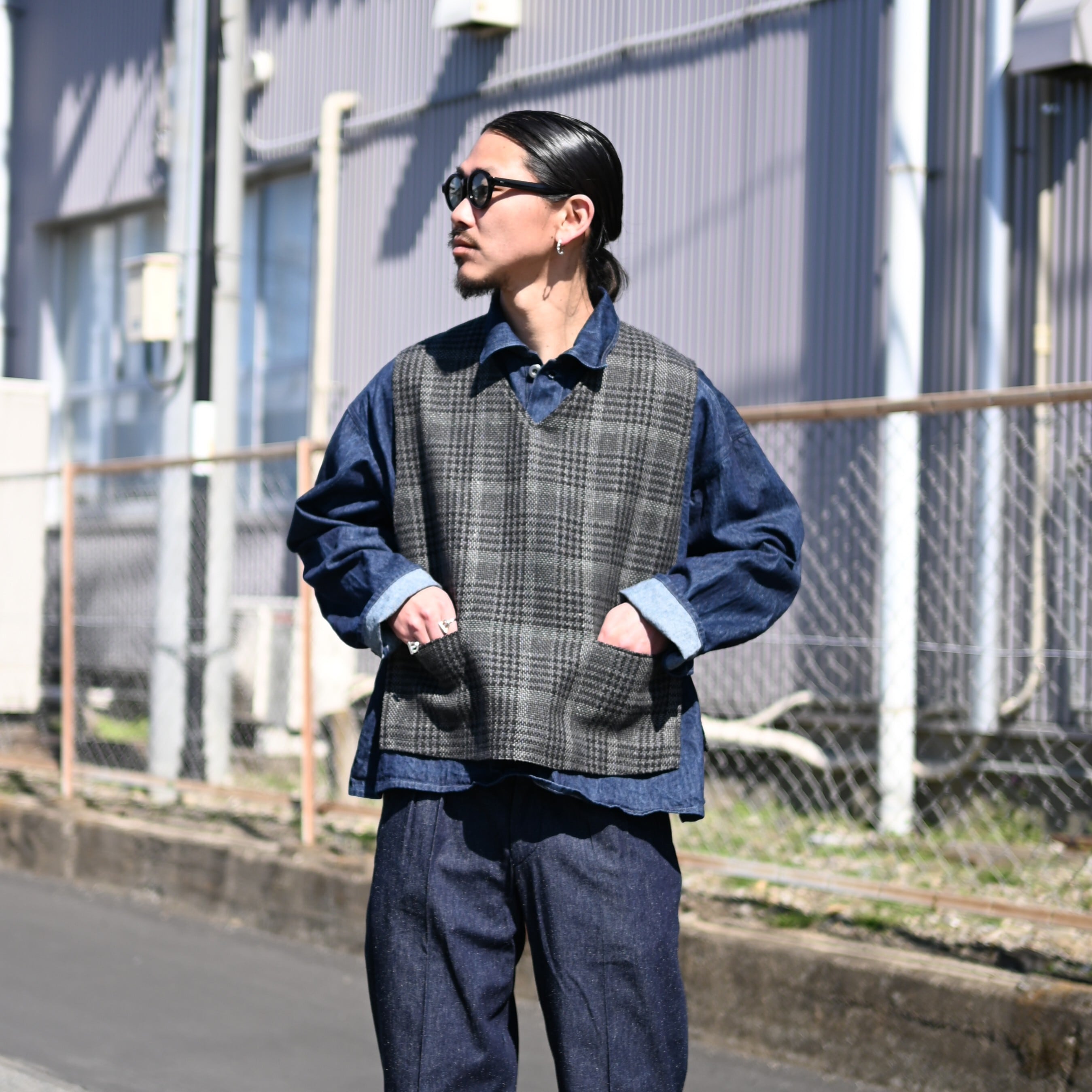 oldjoe(オールドジョー)オールシーズン着用可能なシルクリネンベスト