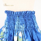 フラダンス 衣装 パウスカート ブルー系 ハワイアンプリント アロハ 花柄 フラワープリント 植物柄 レッスン 練習 フラ ダンス ブラック系 グリーン系 青 水色 黒 黄緑 華やか 鮮やか さわやか 大人っぽい 上品 ふんわり かわいい フェミニン エレガント レディース ダンス衣装 ビビッド おしゃれ 軽やか