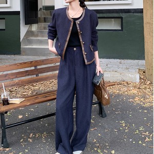 【Lサイズ即日発送】Bordered jacket and pants set up S467