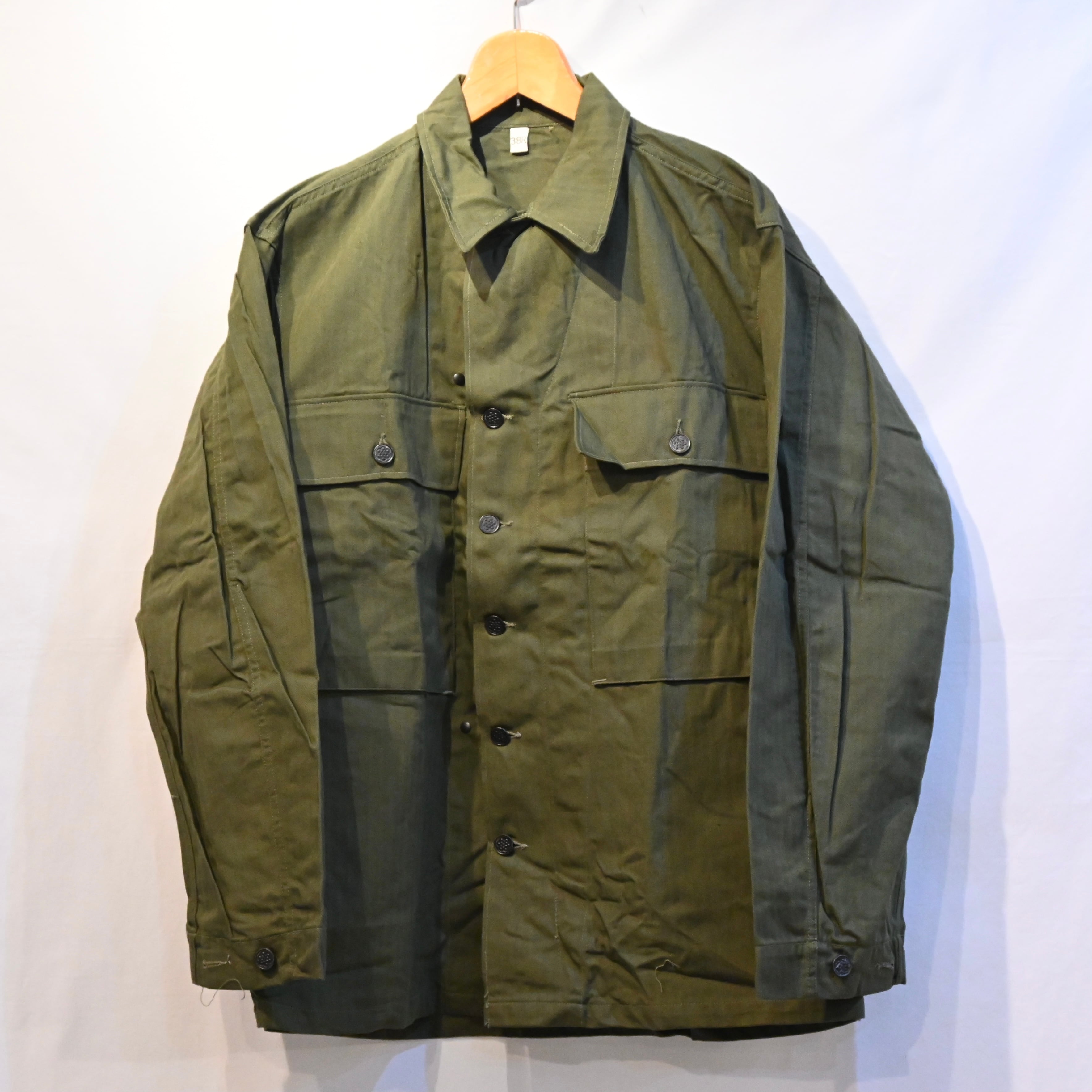 40's Deadstock U.S.Army M43 HBT jacket アメリカ軍 ヘリンボーン ...