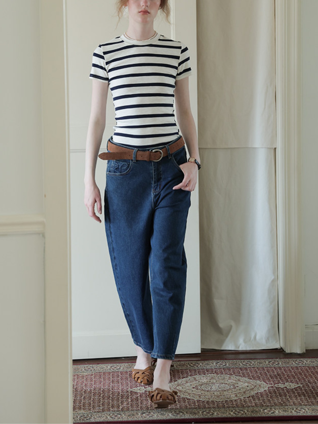 Nouvelle Border Tee F0698