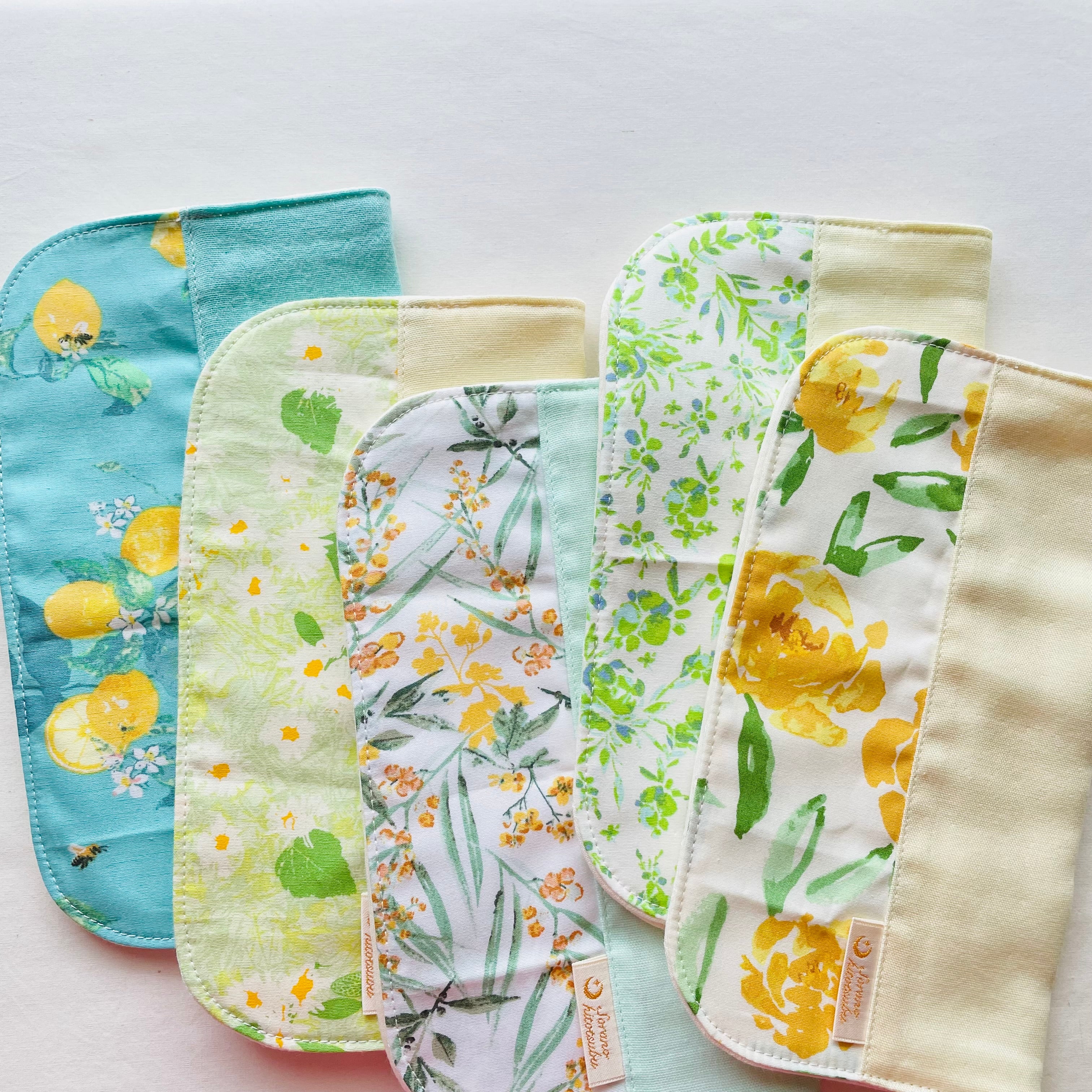 ハンカチタイプセット「爽やかグリーンイエロー」
