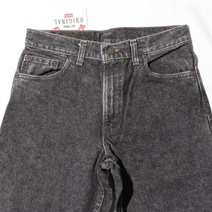 Deadstock 30×32 Levi’s 550 先染めブラック デニムパンツ リーバイス