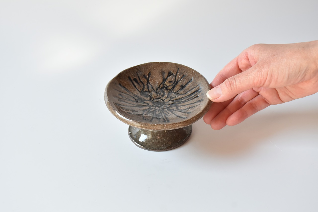 小代瑞穂窯 / 福田るい : ボタ 高付 (中) ②