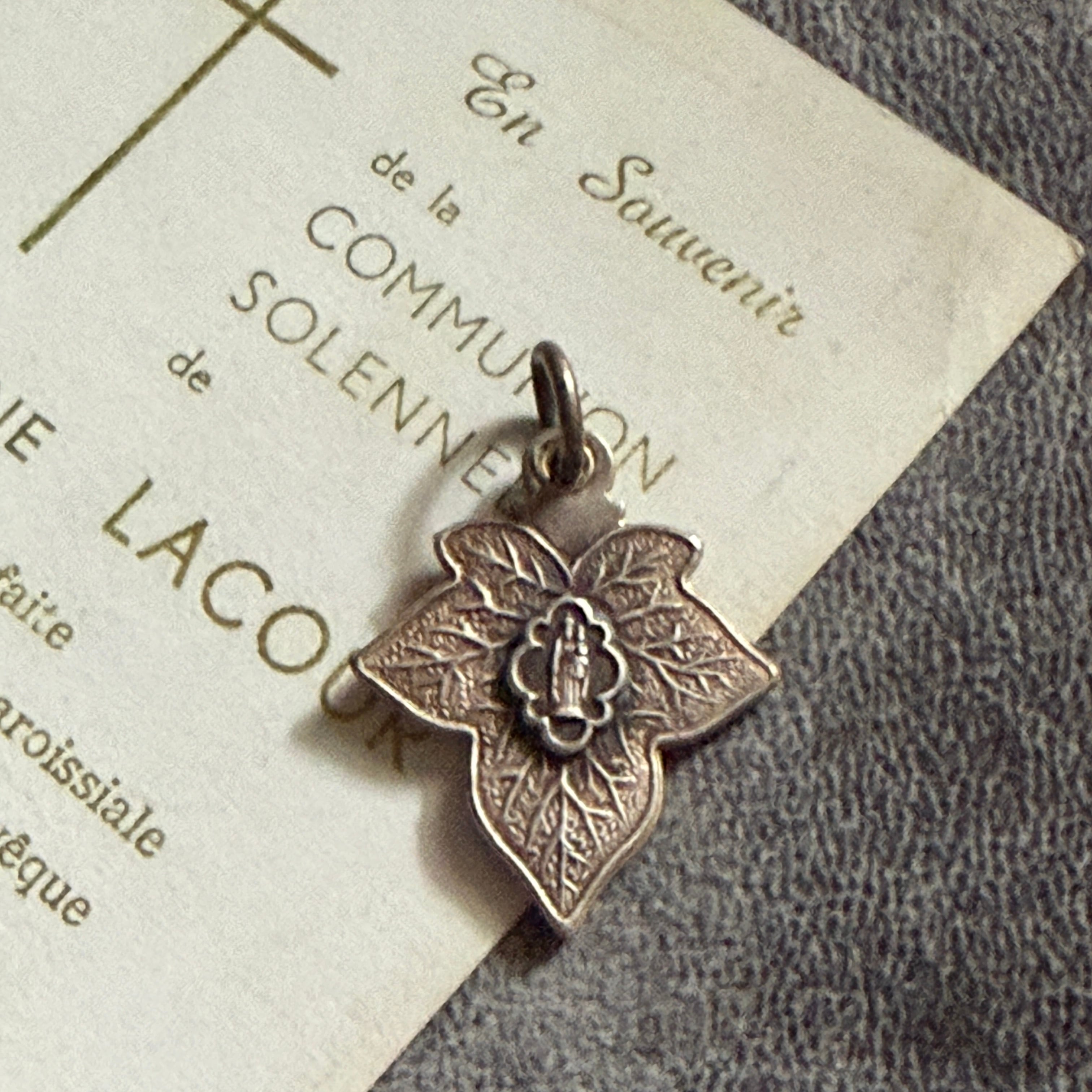 聖母子 | Antique medaille Mary