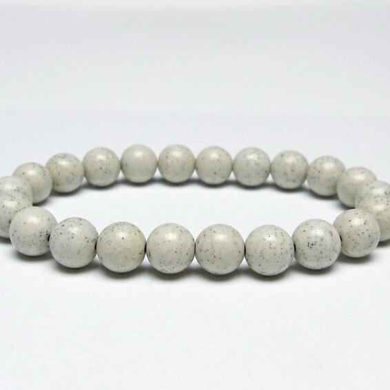 北投石 ブレスレット 9mm 一点物 メール便可 111-50287