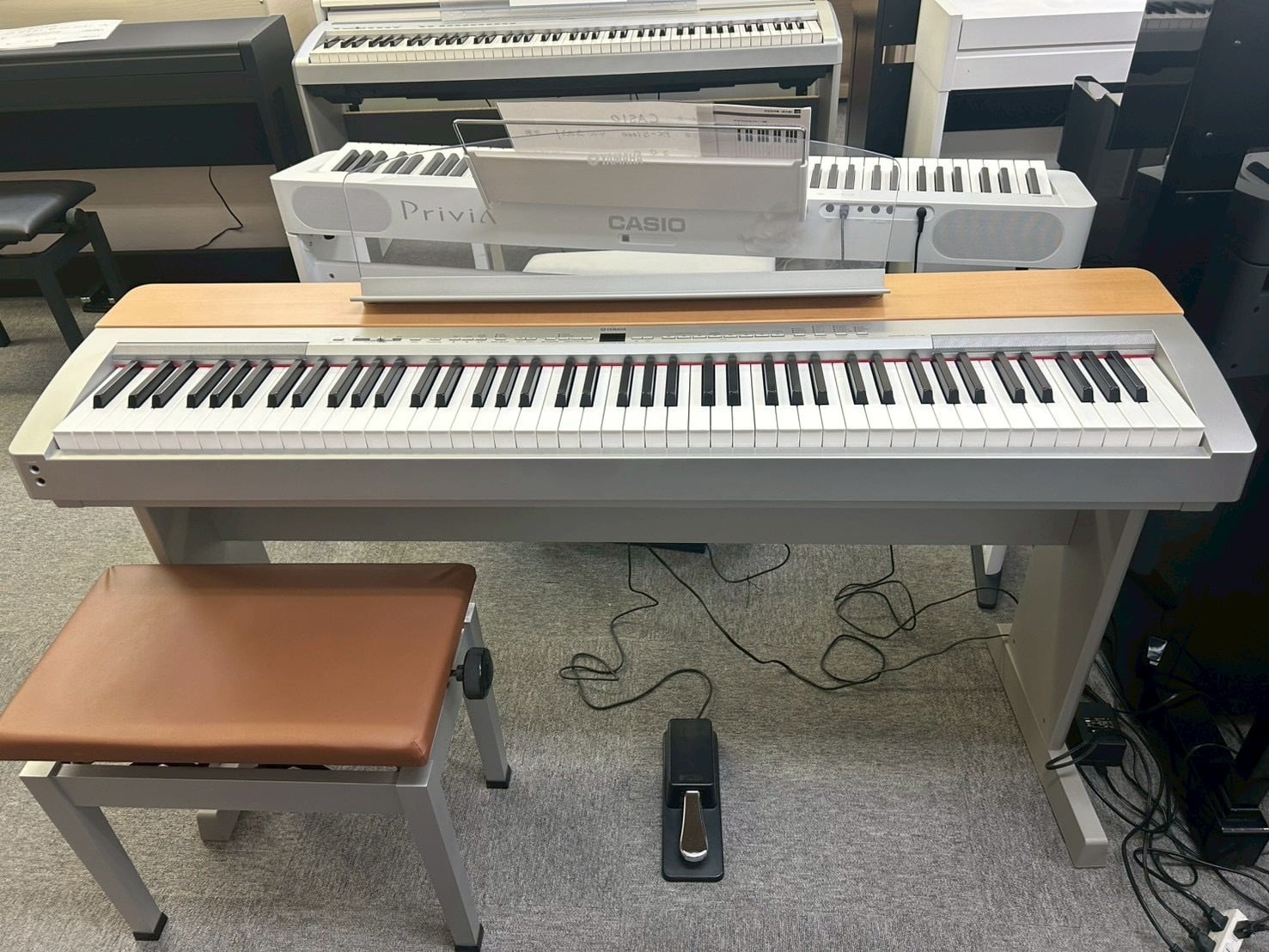 名機 YAMAHA P-140 専用スタンドL-140セット 良好 GH鍵盤 L-140