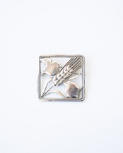 〈Georg Jensen〉Birds and Barley Brooch 250
