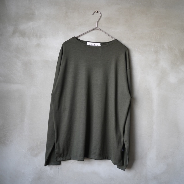 Caledoor / Merino Wool L-Slv T / 6021-1204 / カレドアー メリノウール