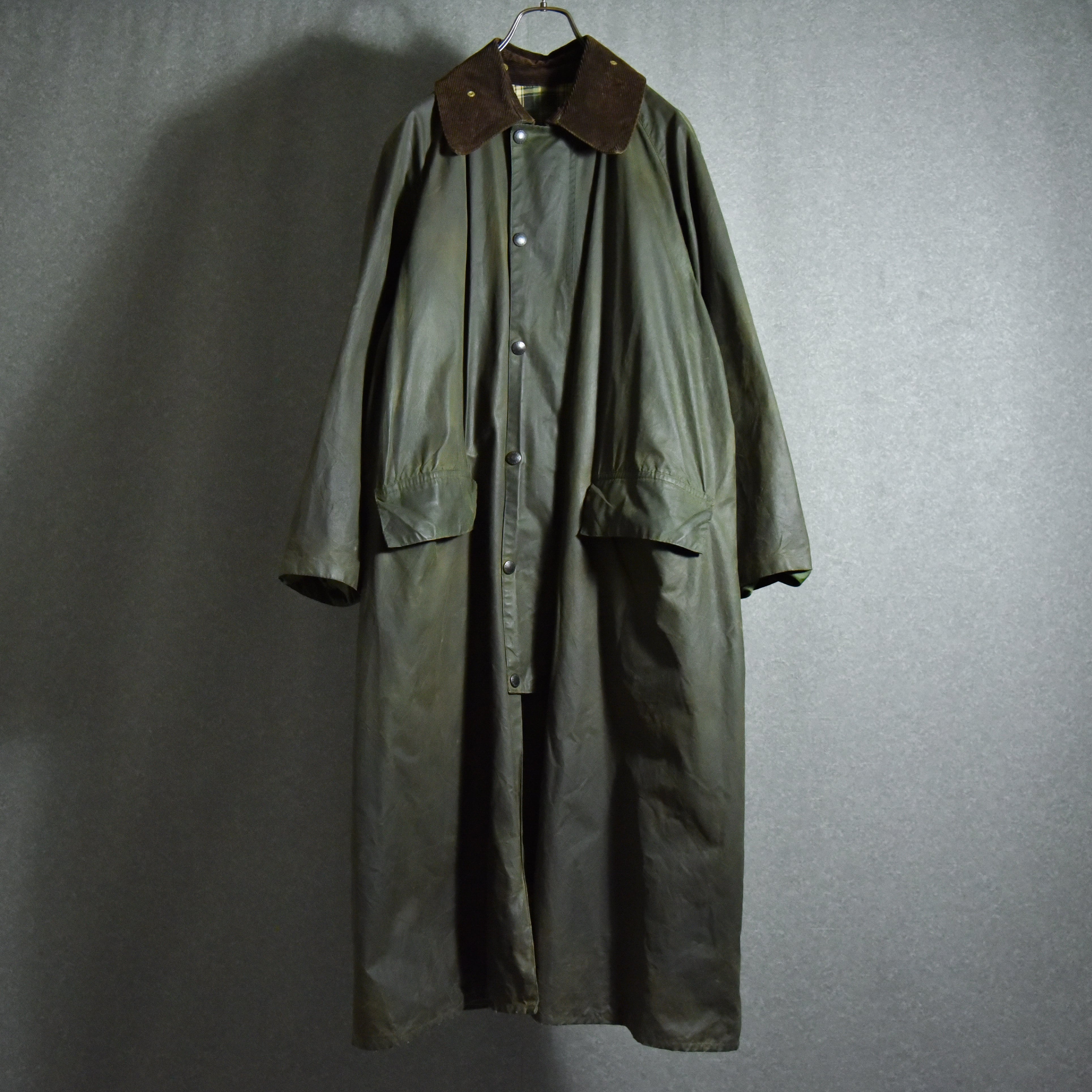 身幅62Barbour BURGHLEY 2ワラント 42 ヴィンテージ