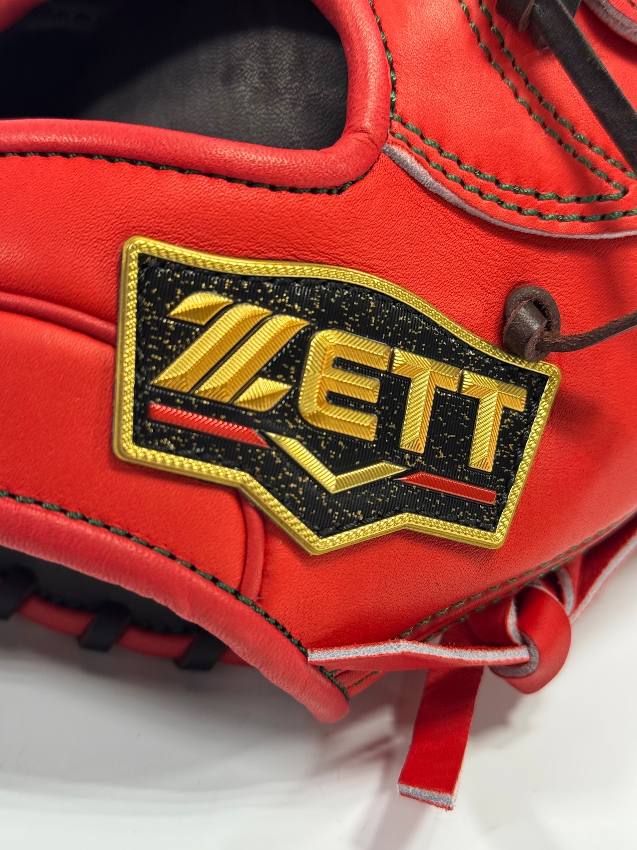 ZETT PROSTATUSーゼットプロステイタス michii supreme order 硬式グローブ ゼットミチイオリジナルグラブ 右投げ用 297型 (中川圭太選手モデル) ディープオレンジ×ブラウン 94・画像8