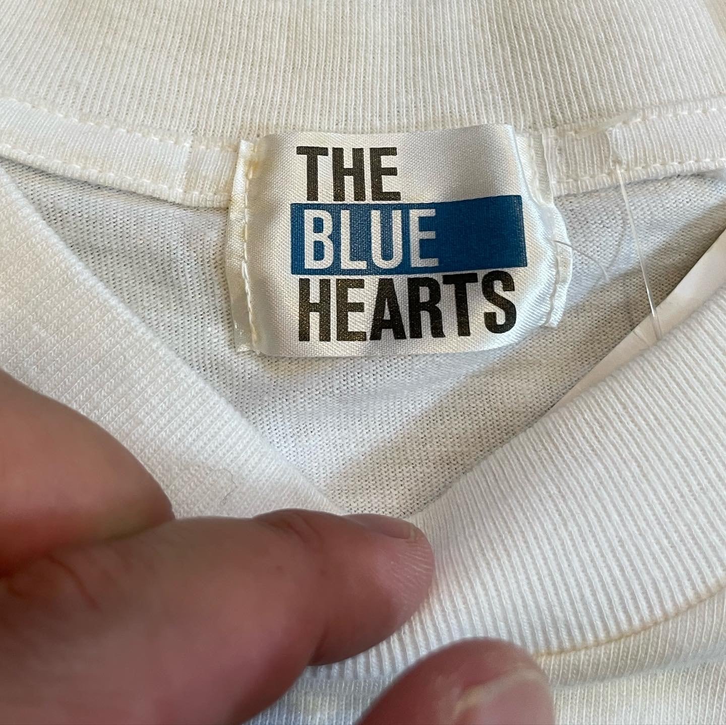 mint condition!! 90s THE BLUE HEARTS L/S T-shirt | What'z up