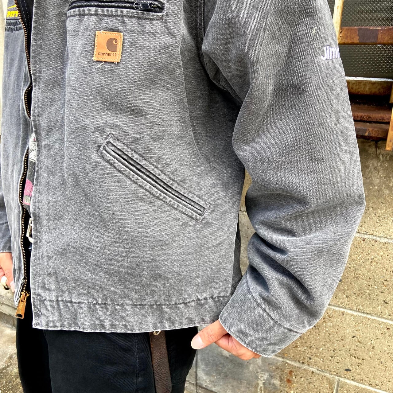 Carhartt カーハート 企業ロゴ刺繍 デトロイトジャケット メンズ Carhartt カーハート 企業ロゴ刺繍 デトロイトジャケット メンズ