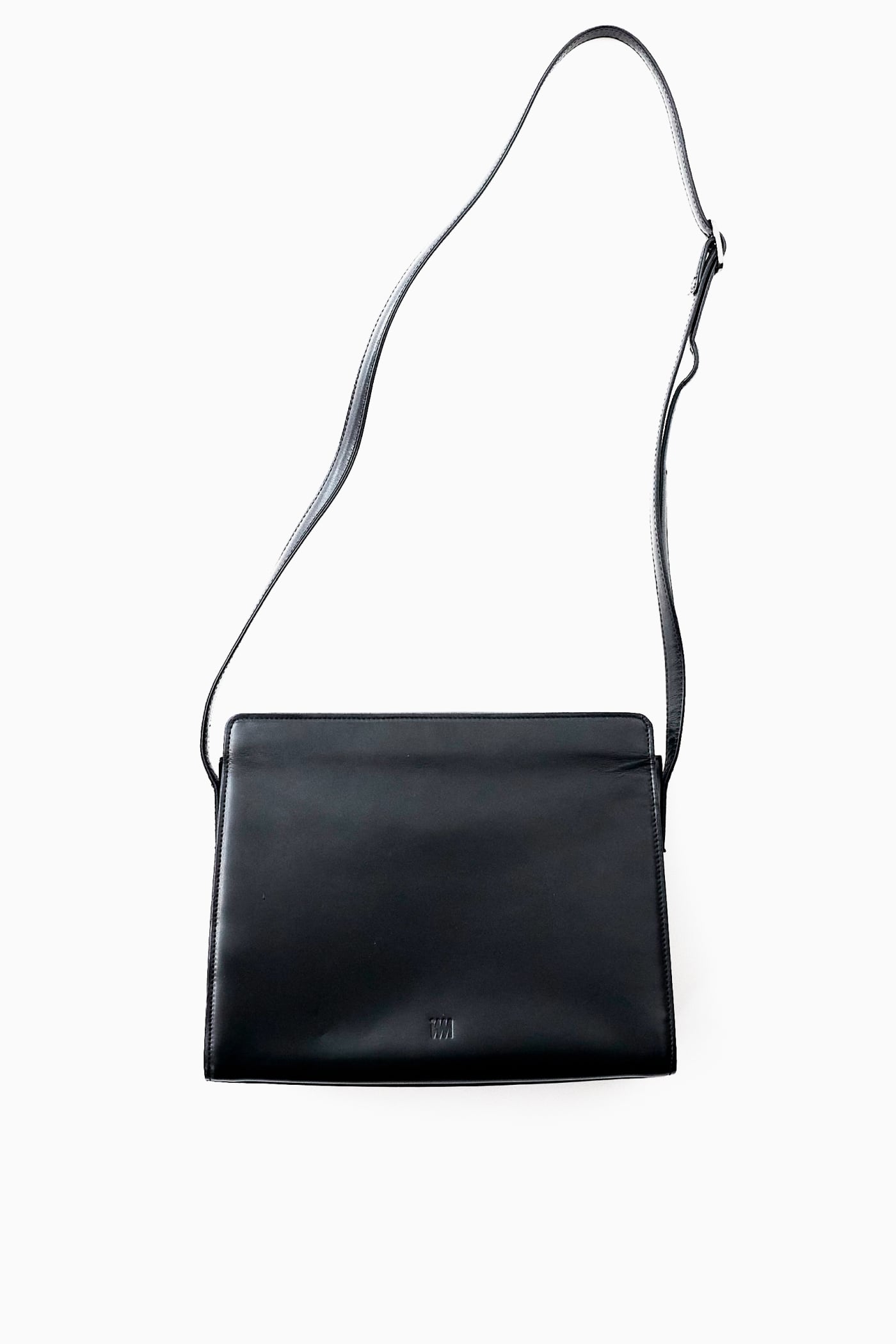 IM MIYAKE DESIGN STUDIO BLACK SHOULDER BAG