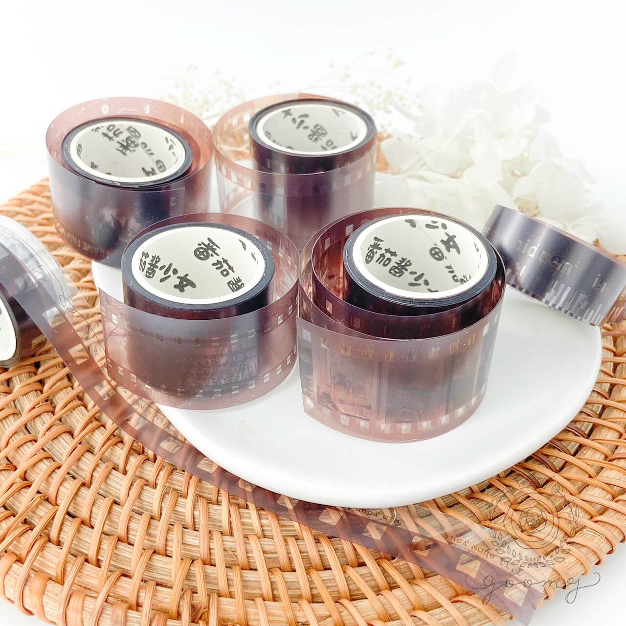 再入荷】ネガ風マスキングテープ10個セットBOX <M19> | goomy