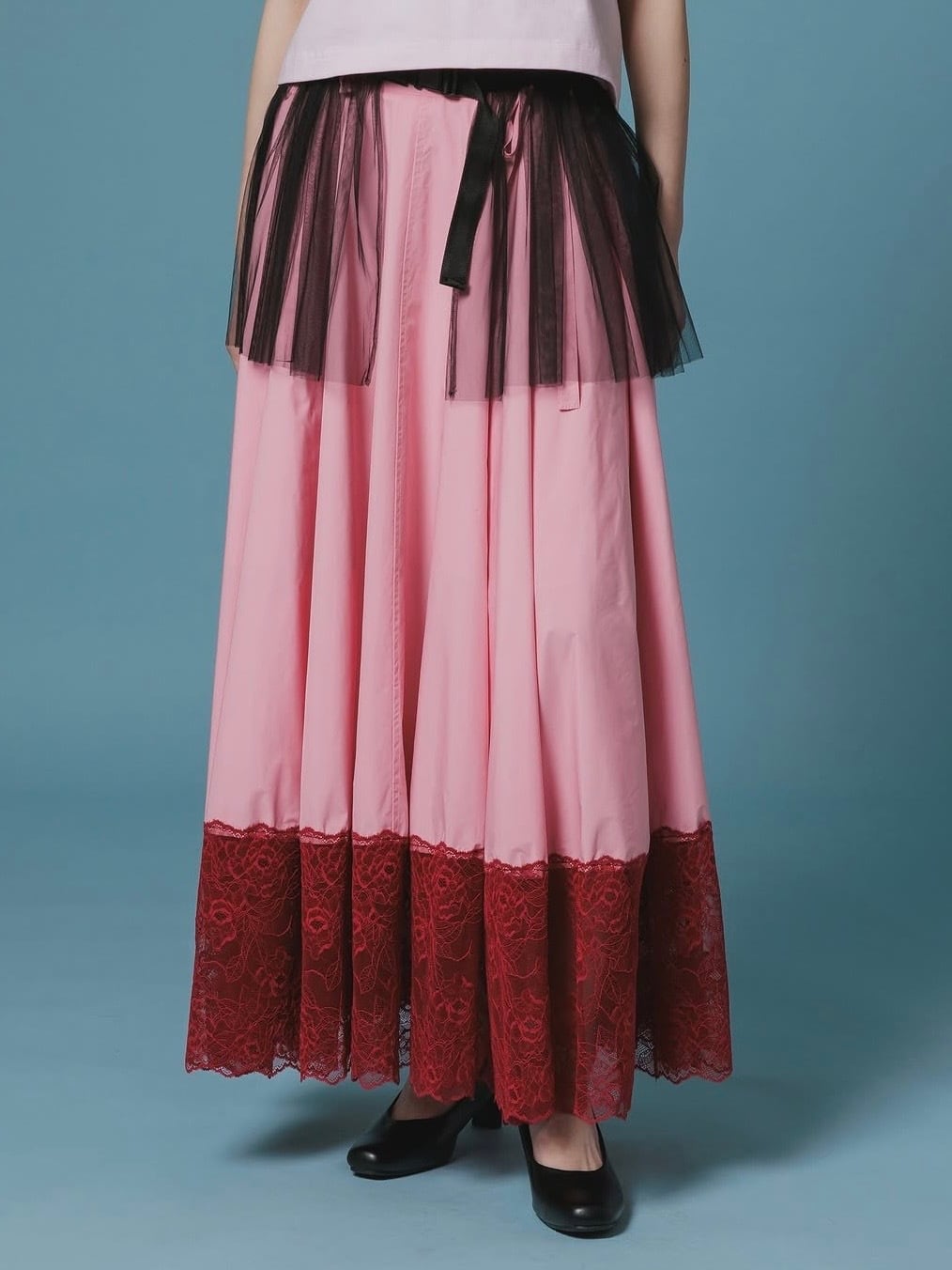 26AW | WOMEN】NONTOKYO ノントーキョー / スカート / LACE RIBBON