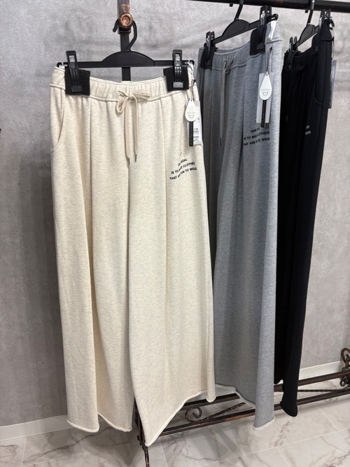 ROBE 裏毛　ロゴワイドスウェットパンツ　632613