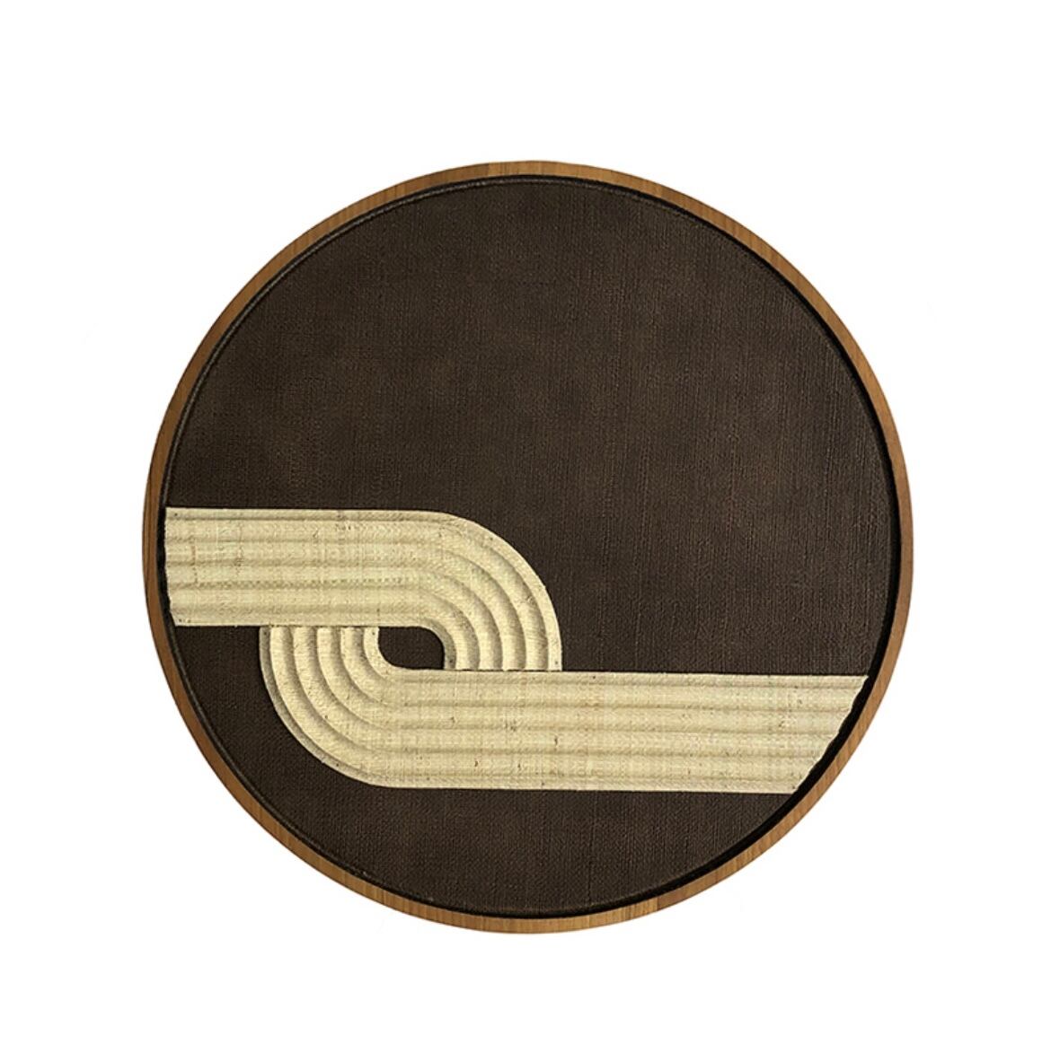 アート　JASPER ブラウン　ラウンド型 アートJASPER ブラウンラウンド型