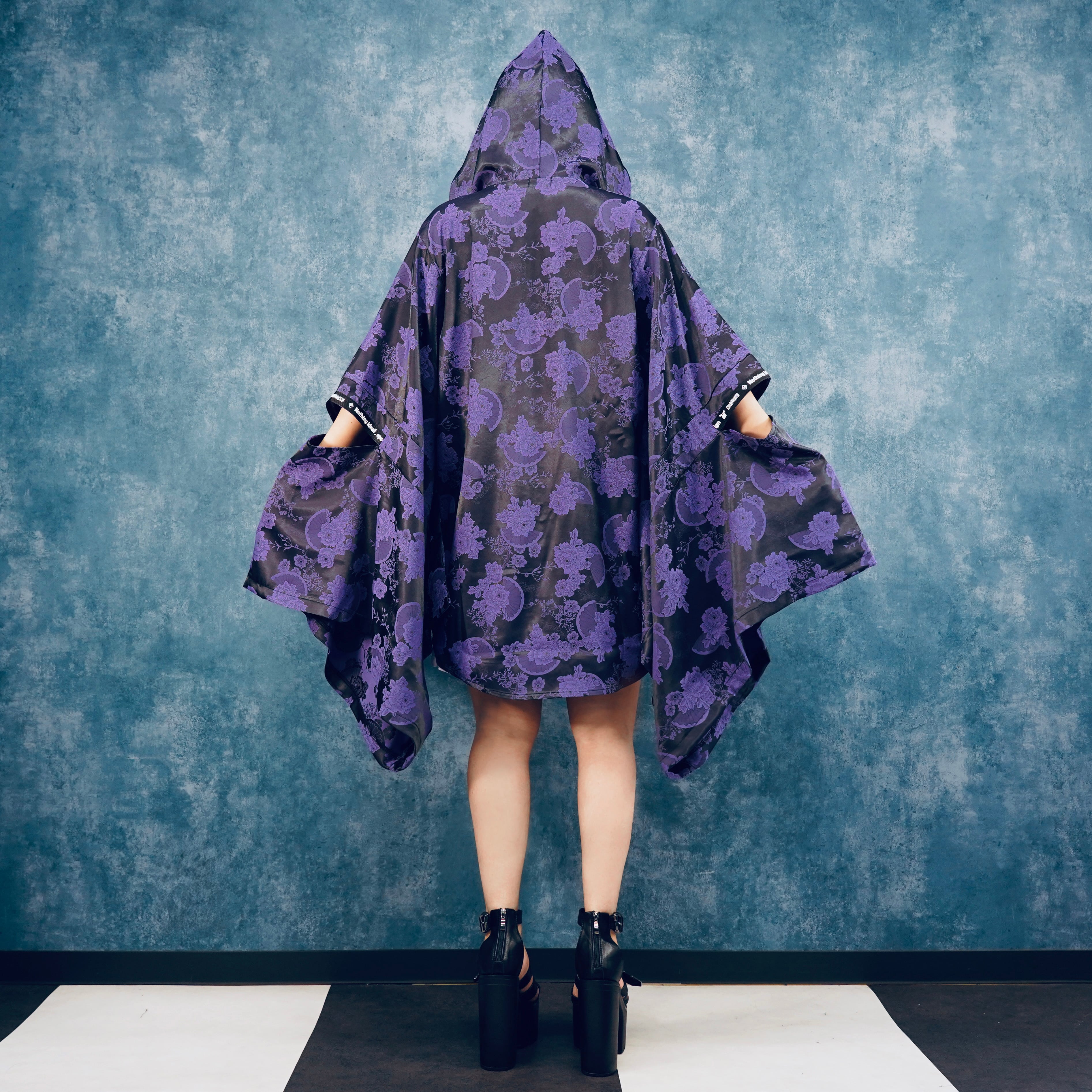 和華妖艶” PURPLE CHINA BUTTON HOOD TOP【PURPLE】 | NIER CLOTHING