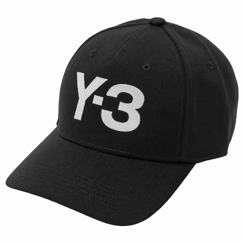 ワイスリー Y-3 H62981 BLK M ロゴ刺繍 ベースボールキャップ 帽子 ブラック Mサイズ メンズ レディース ユニセックス ヨウジヤマモト adidas アディダス Y-3 LOGO CAP