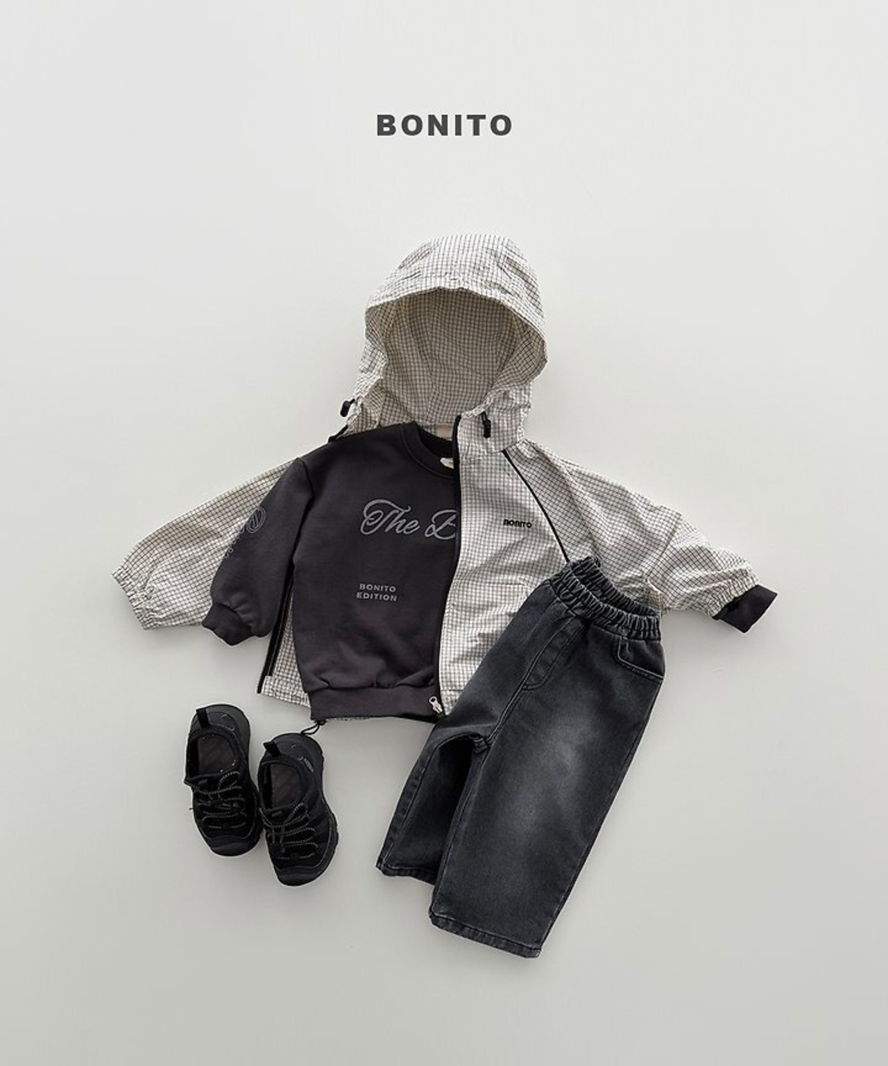 韓国子供服 / BONITO / 26Autumn / The Bonito ロゴスウェット / 秋服 *12M~JM *