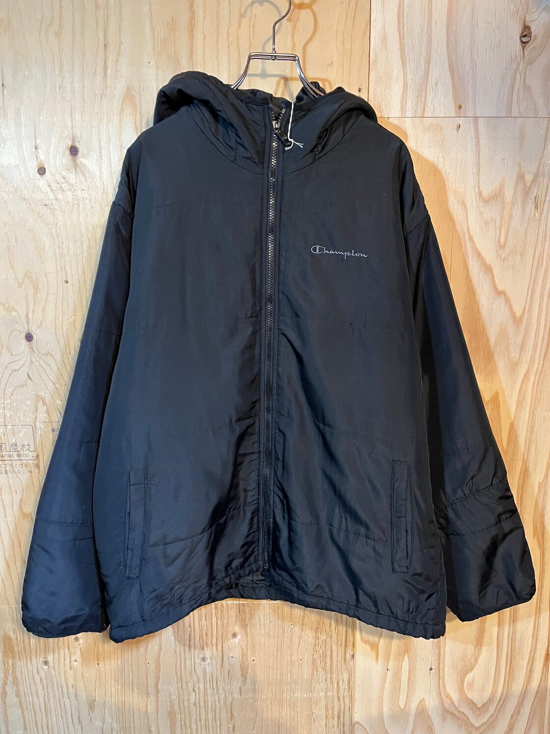 L相当】チャンピオン ダウン ジャケット 古着 フーディー | PAY ID