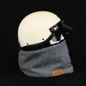 ROBIN NECK WARMER /インディゴデニムLB&ブラックファー