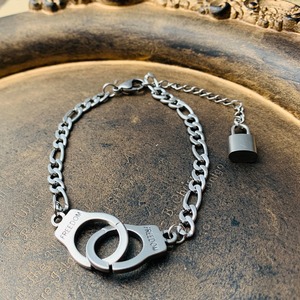 ステンレス手錠ブレスレット