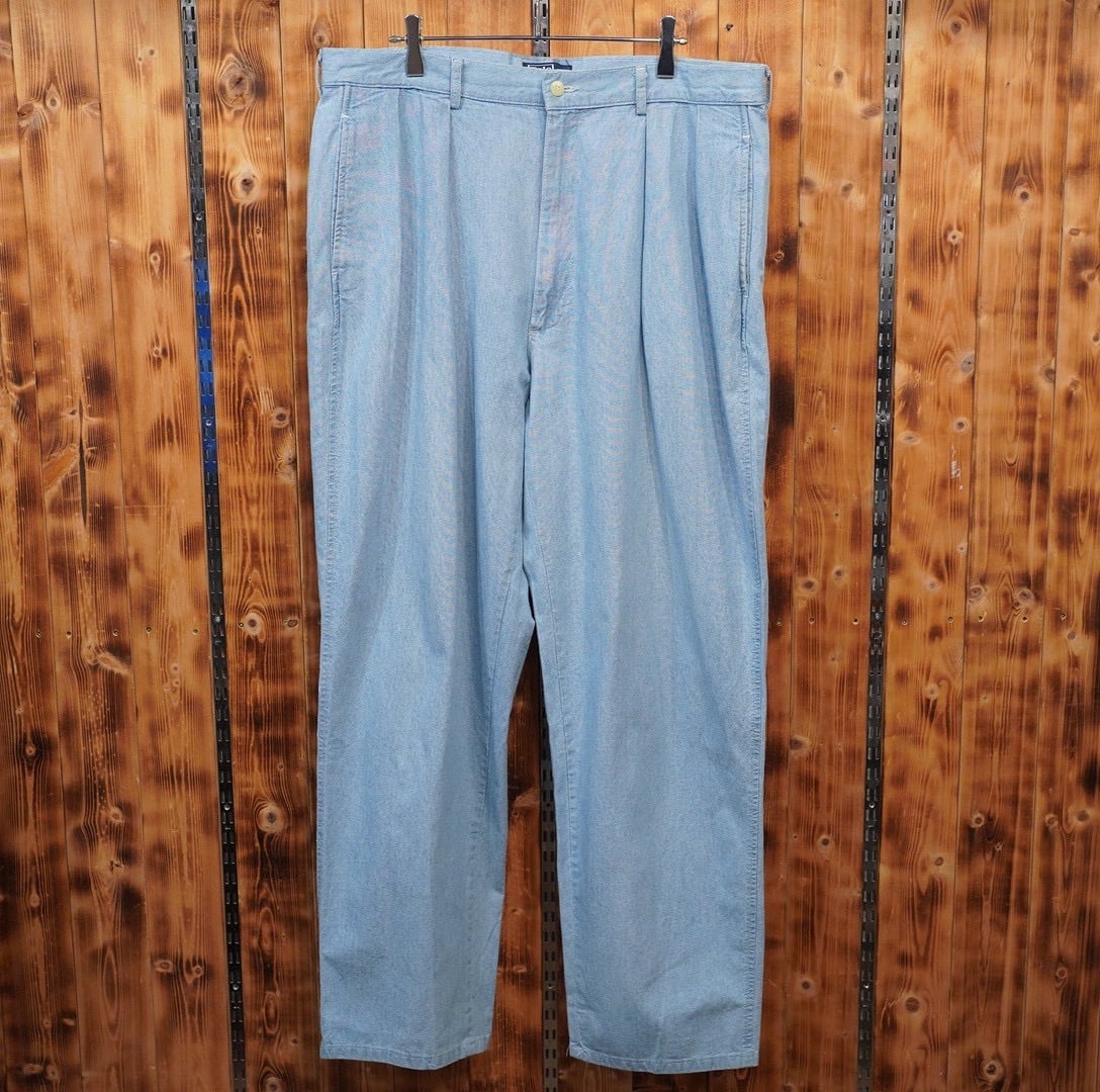 90s Polo Ralph Lauren シャンブレーパンツ W36/ラルフローレン
