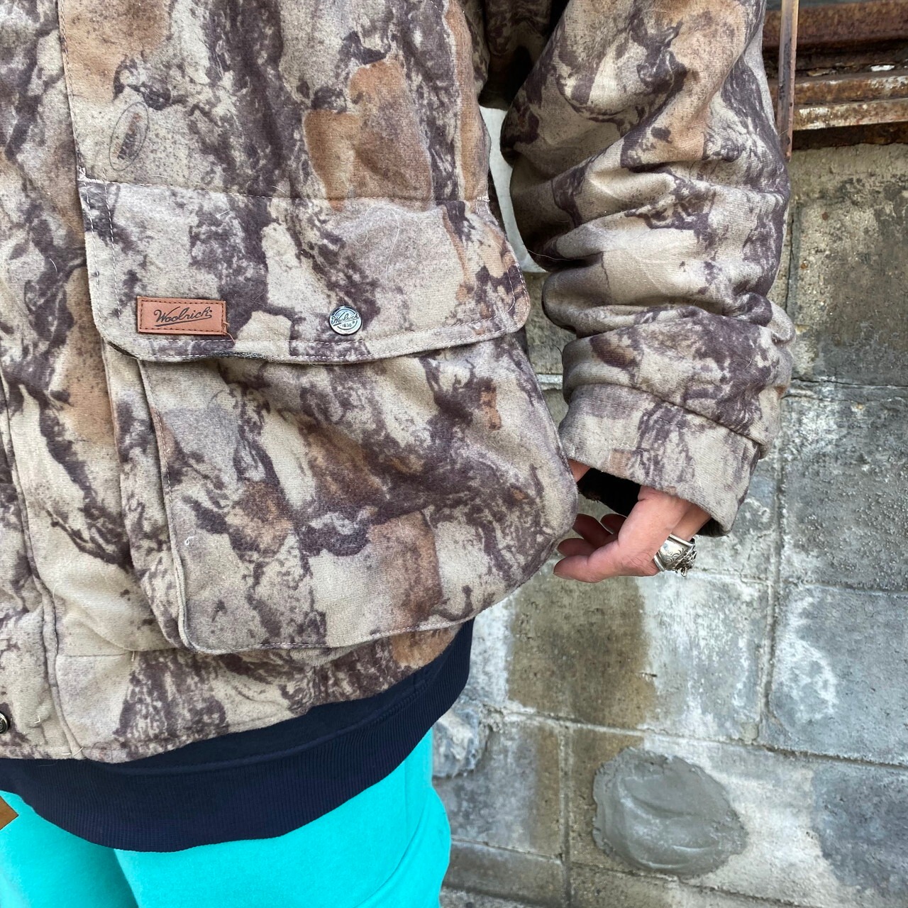 訳あり特価 ビッグサイズ WOOLRICH ウールリッチ リバーシブル  
