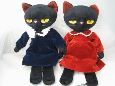 めちゃくちゃ可愛い♡黒猫ぬいぐるみピアス　ミニチュア　もふもふ 猫ぬいぐるみ 黒猫 もふもふ夜空の子猫ちゃん 黒|猫ぬいぐるみ専門通販