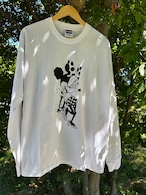 B RAT L/S TEE WHITE