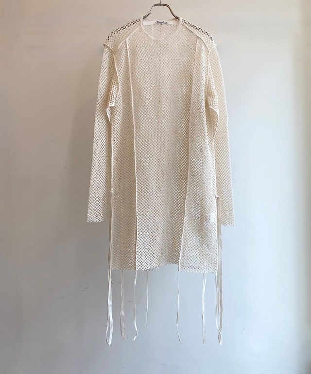 Midorikawa/ MID24SS-CU08 SEQUIN MESH L/S TEE