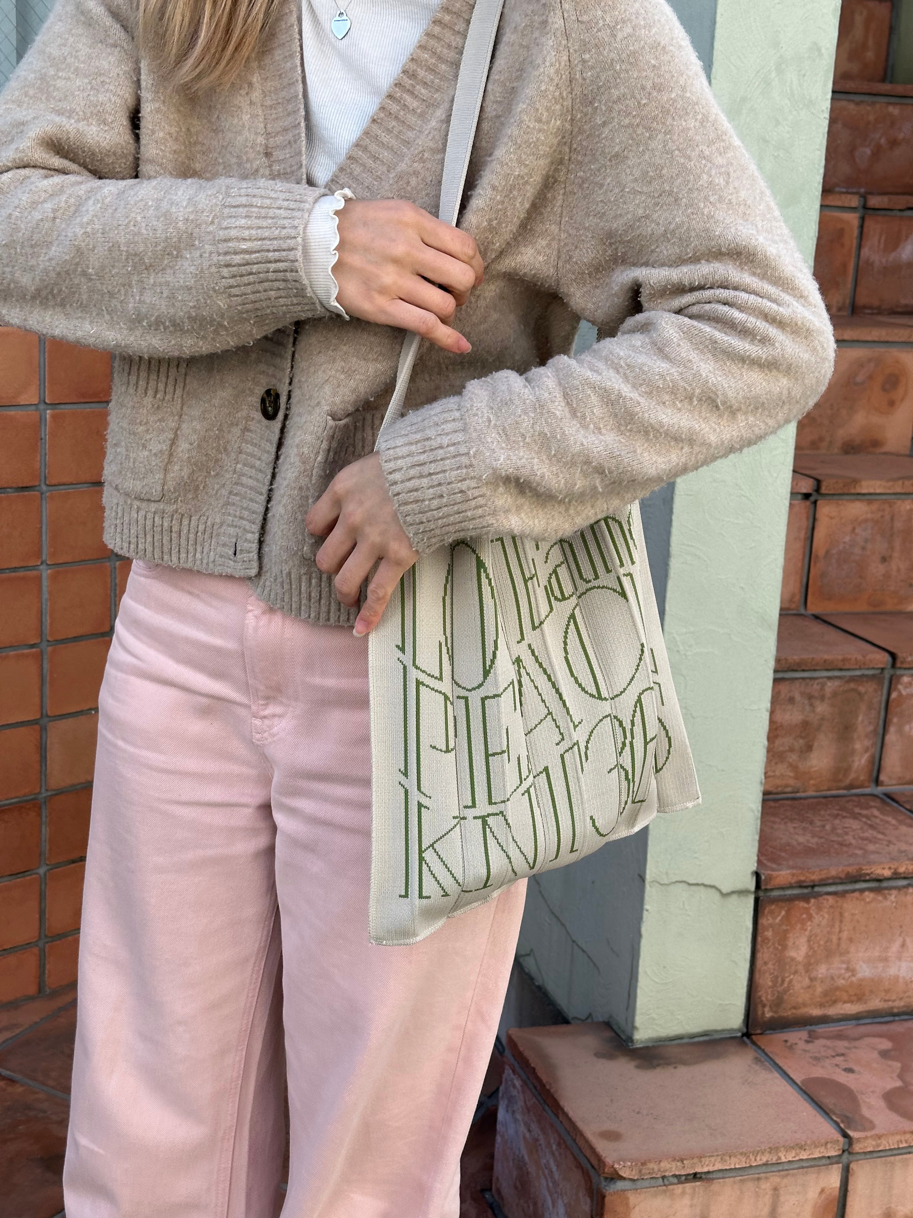 Knitty / LOVE and PEACE / Beige | KNT365