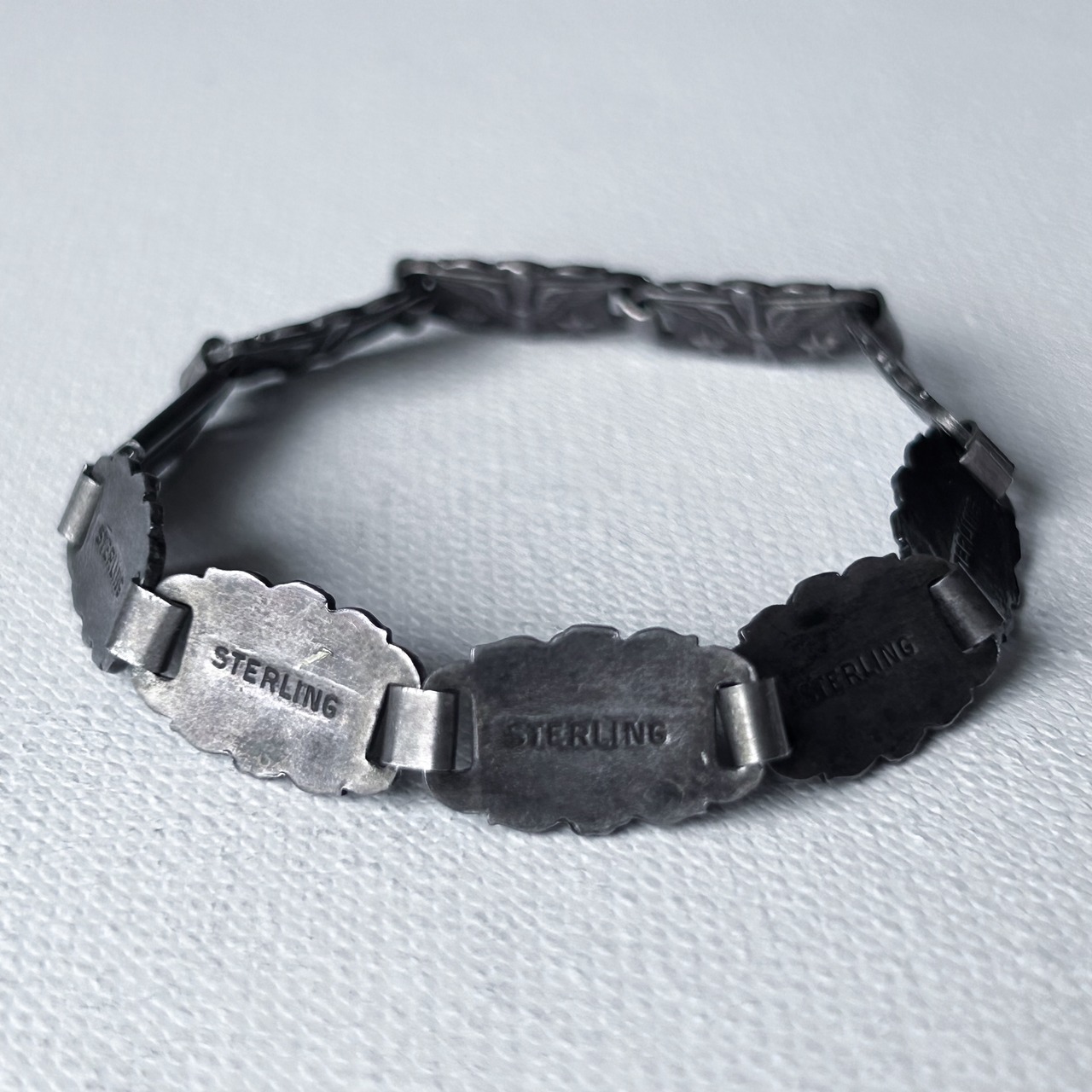 希少】40s USAF forget me not Sweet Heart jewelry ブレスレット  