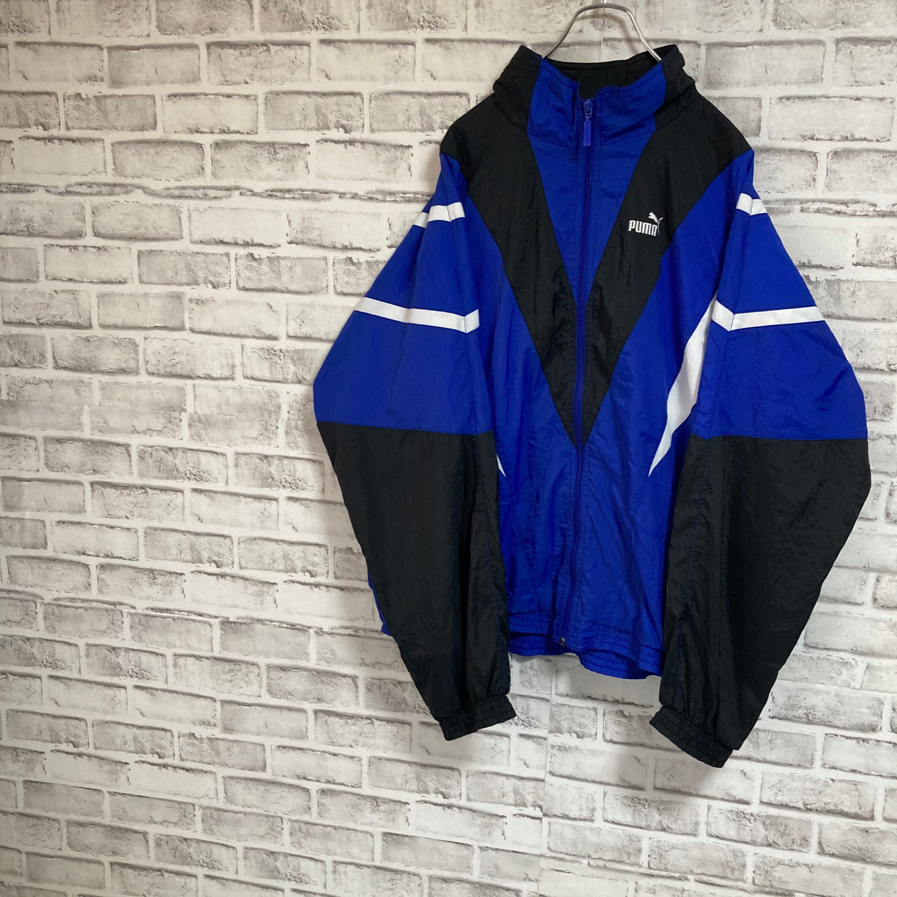 90s  PUMA プーマ ナイロンジャケット ブラック USサイズ