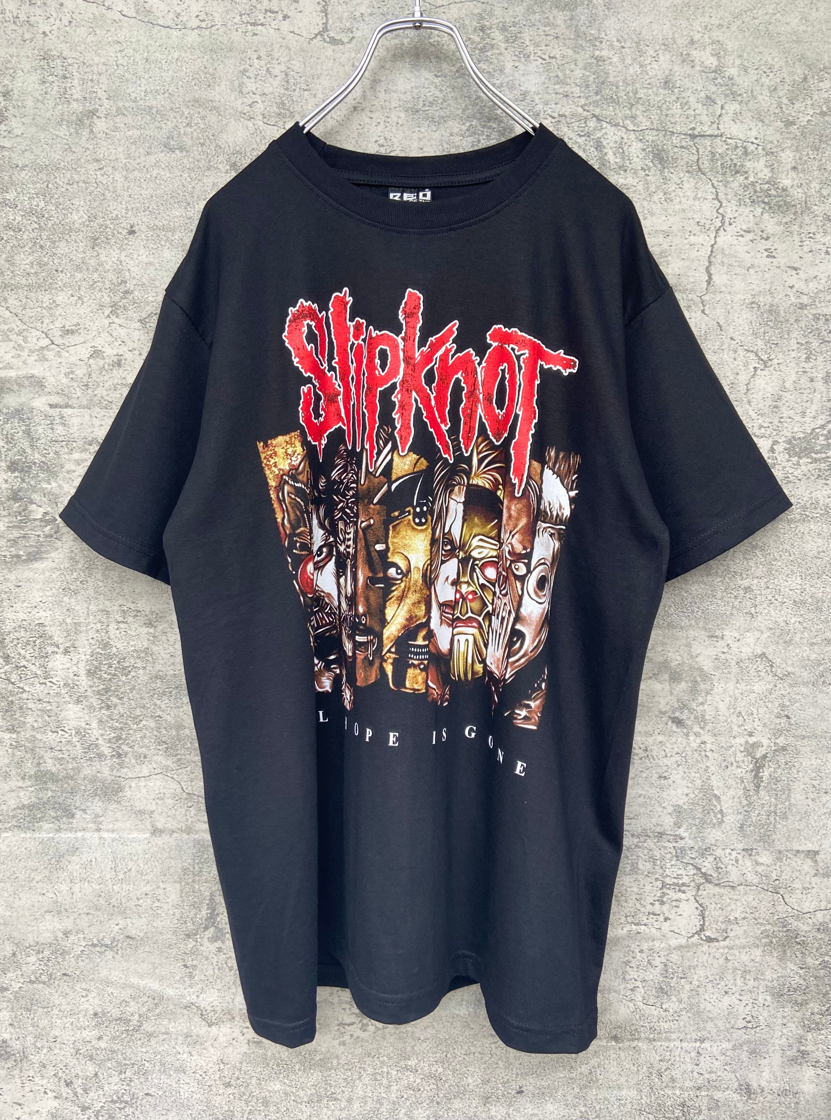 SLIPKNOT/スリップノット 両面ロゴ Tシャツ 海外バンド | 【古着 らく