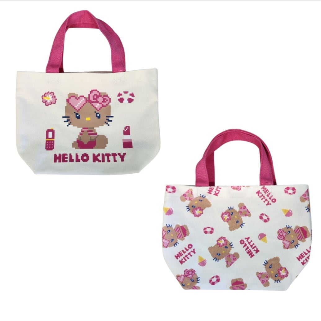 HELLO KITTY 日焼けシリーズ ミニトートバッグ】 キティ キティちゃん