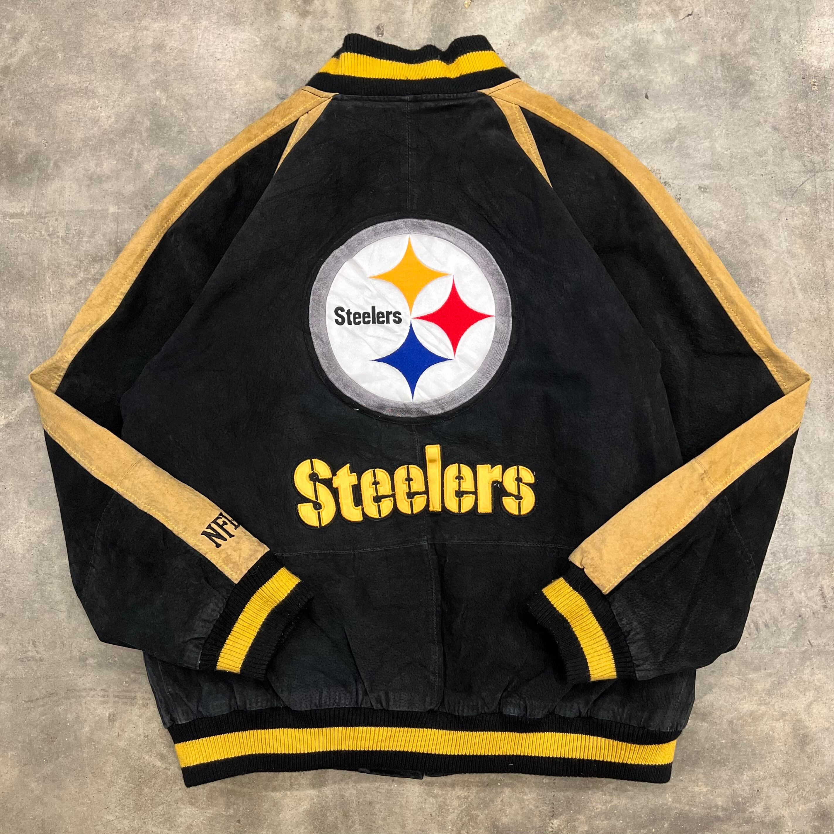 NFL STEELERS / スティーラーズ】レザースタジャン | 古着屋KAKAVAKA NFL STEELERS / スティーラーズ】レザースタジャン | 古着屋KAKAVAKA