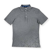 TAKEO KIKUCHI タケオキクチ 柄入り 半袖 ポロシャツ サイズ M/メンズ/薄手/グレー系/ワールド/日本製