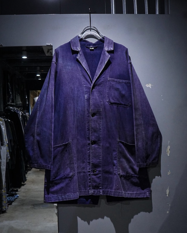 【add (C) vintage】80's Special Beautiful Fade Vintage Atelier Coat