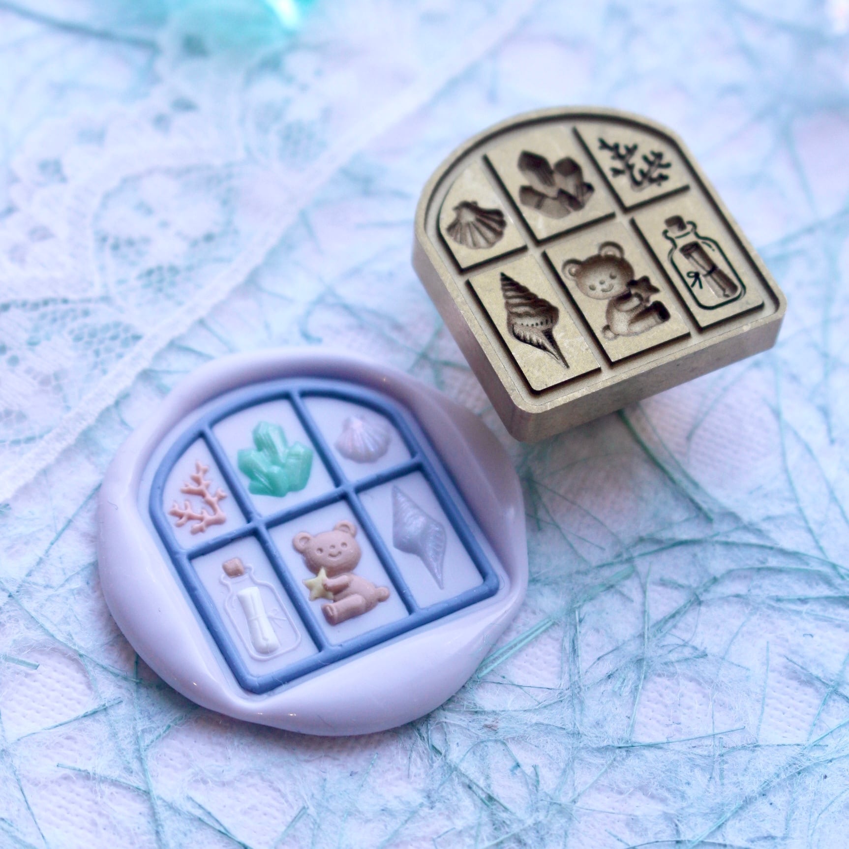 seal様おまとめ cotolie.】Wax Seal Stamp │ Specimen【異型】 | シーリングスタンプ