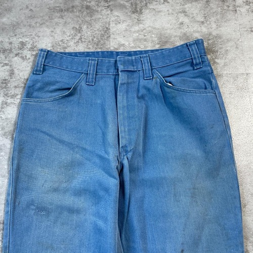 70s 80s Dickies フレア チビタグ デニム USA製 詳細写真6