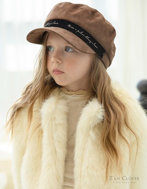 ZAN CLOVER［取寄］suede newsboy cap 26winter