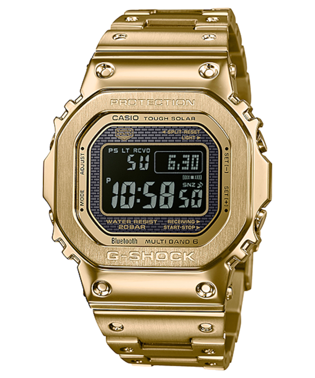 送料無料 カシオ G-SHOCK "5000 SERIES" Bluetooth® 電波ソーラー GMW-B5000GD-9JF