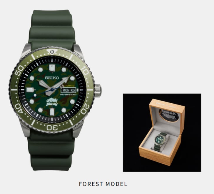 ジムニー SEIKO コラボ ダイバーズウォッチFOREST MODEL SUZUKI JIMNY 