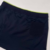 NAUTICA JEANS COMPANY ノーティカ ジーンズ カンパニー スウェット ミニ スカート サイズ L /ネイビー×グリーン